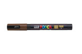 Akrylový popisovač "Posca PC-3M", hnědá, 0,9-1,3 mm, UNI