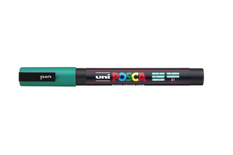 Akrylový popisovač "Posca PC-3M", smaragdová, 0,9-1,3 mm, UNI Akrylový popisovač "Posca PC-3M", smaragdová, 0,9-1,3 mm, UNI