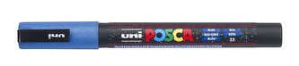 Akrylový popisovač "Posca PC-3M", modrá, 0,9-1,3 mm, UNI