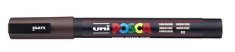 Akrylový popisovač "Posca PC-3M", tmavě hnědá, 0,9-1,3 mm, UNI 2UPC3MSB