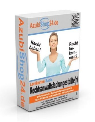 AzubiShop24.de Basis-Lernkarten Rechtsanwaltsfachangestellte/r