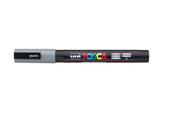 Akrylový popisovač "Posca PC-3M", šedá, 0,9-1,3 mm, UNI