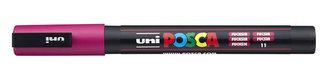 Akrylový popisovač "Posca PC-3M", fuchsie, 0,9-1,3 mm, UNI