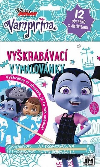 Vampirina - Vyškrabávací vymalovánky