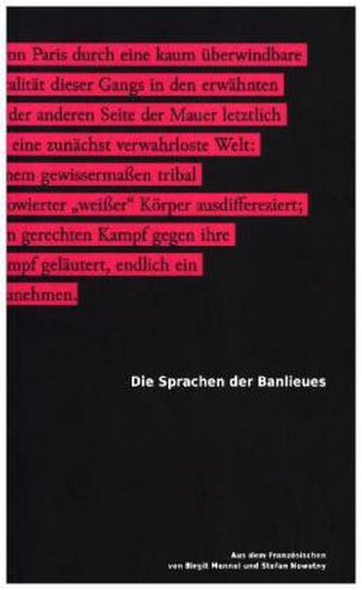 Die Sprachen der Banlieues