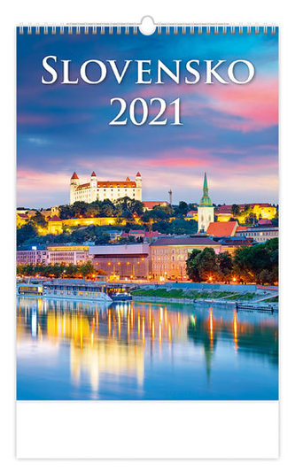 Kalendář 2021 nástěnný: Slovensko, 315x450