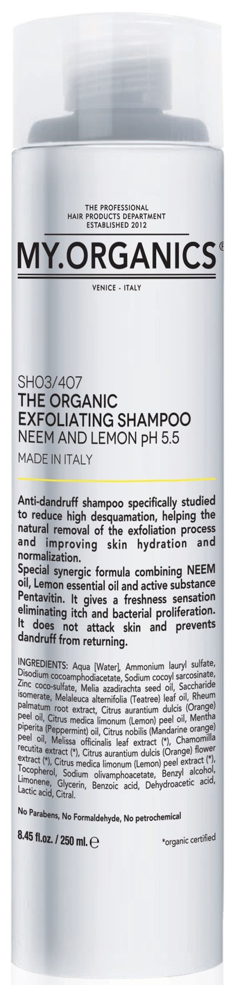 MY.ORGANICS The Organic Exfoliating Shampoo Neem And Lemon 250ml