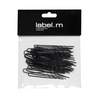 label.m U-Pin Wavy Black 60mm (40)/Vlásenka do U vlnky černá 60mm 40ks