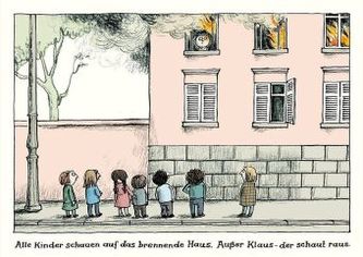 Alle Kinder-Postkartenset Motiv 'Klaus'