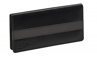 label.m Grey & Black Leather Scissor Case/Pouzdro na nůžky kožené šedo-černé 48cmx38cmx26c