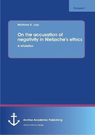 On the accusation of negativity in Nietzsche's ethics: A refutation