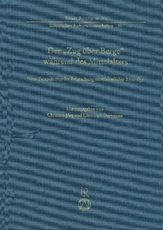 Der Zug über Berge während des Mittelalters