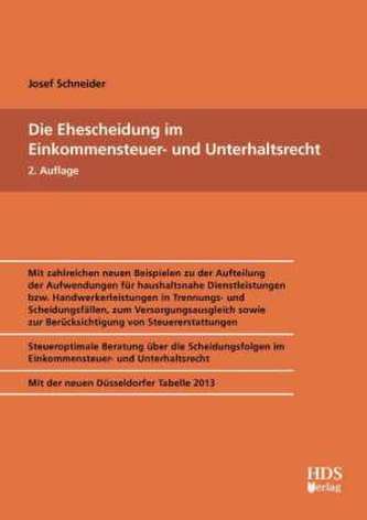 Die Ehescheidung im Einkommensteuer- und Unterhaltsrecht