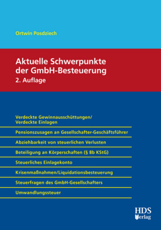Aktuelle Schwerpunkte der GmbH-Besteuerung
