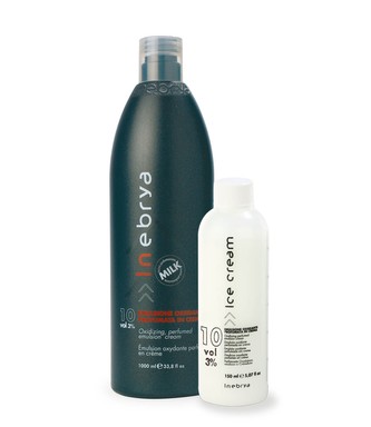 10 VOL 3% OXY Inebrya 1000ml/Oxidizing Emulsion/Peroxid parfémovaný