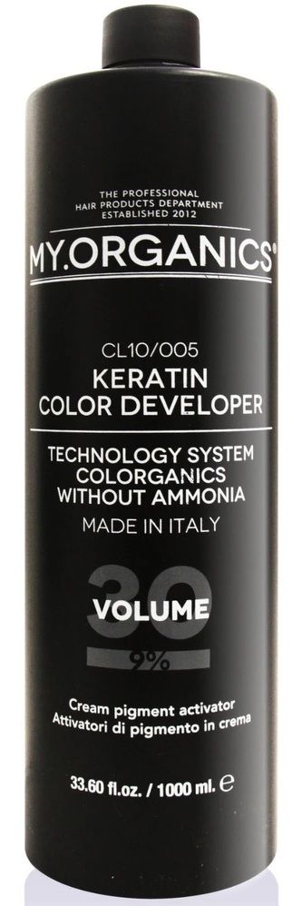 MY.ORGANICS Keratin Color Developer 30Vol 1000ml