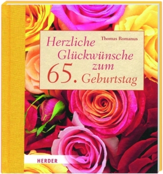 Herzliche Glückwünsche zum 65. Geburtstag