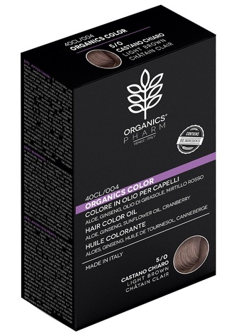 ORGANICS PHARM Organics Color Hair Color Oil 122ml - 5/0 Light Brown