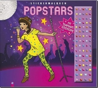 Stickermalbuch 'Popstars'
