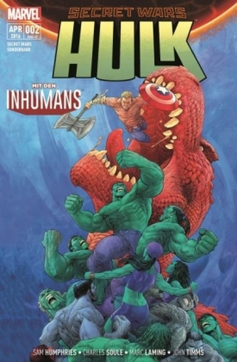 Secret Wars - Hulk mit den Inhumans. Sonderbd.2
