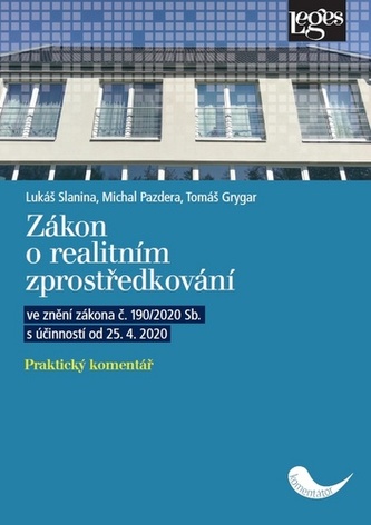 Zákon o realitním zprostředkování Zákon o realitním zprostředkování