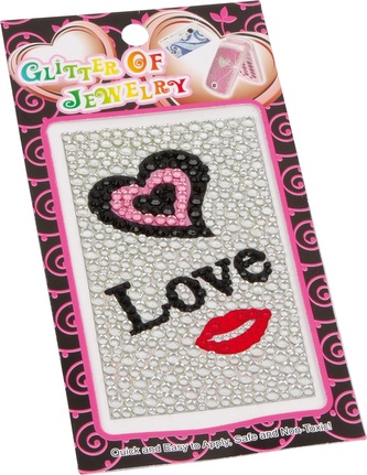 Small Foot Samolepky se třpytivými motivy sada 6 ks