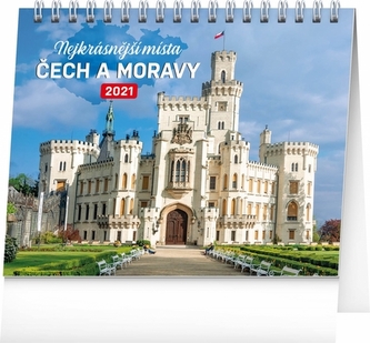 Stolní kalendář Nejkrásnější místa Čech a Moravy 2021