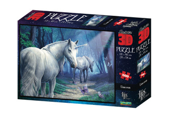3D Puzzle Jednorožec 500 dílků