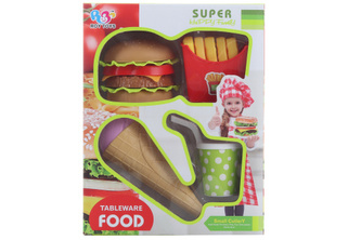 Sada jídla fast food