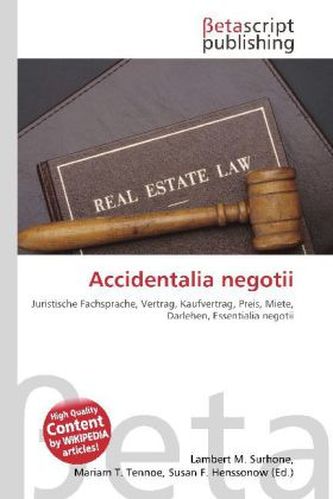 Accidentalia negotii