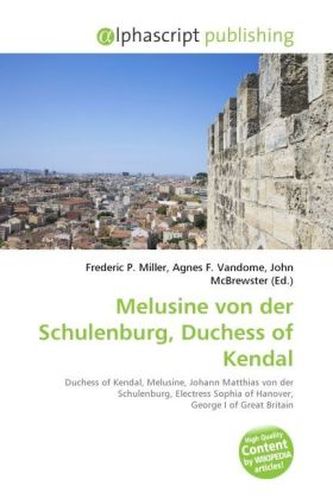 Melusine von der Schulenburg, Duchess of Kendal