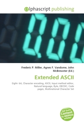 Extended Ascii Miller Frederic P Megaknihy Cz