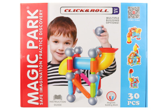 Magnetická stavebnice 30 ks