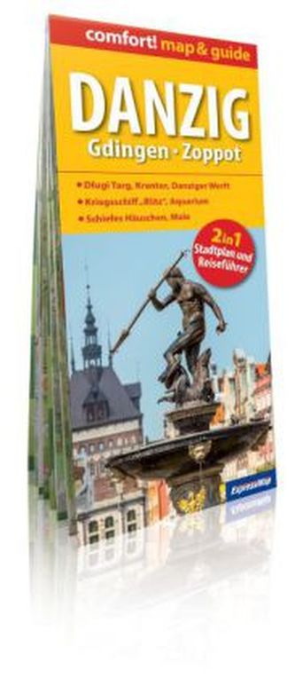 Comfort! map & guide Danzig, Gdingen, Zoppot