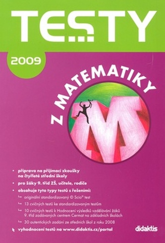 Testy z matematiky 2009 (, 2008)