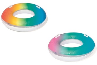 BESTWAY Nafukovací kruh Duha s úchyty