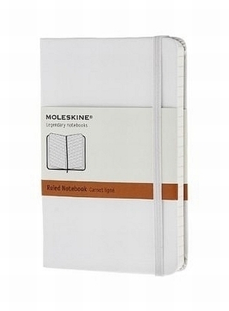 Moleskine Notizbuch, Pocket, A6, liniert, weiss