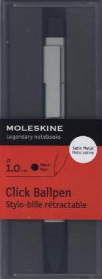 Moleskine Kugelschreiber leichtmetall grau 1,0 mm