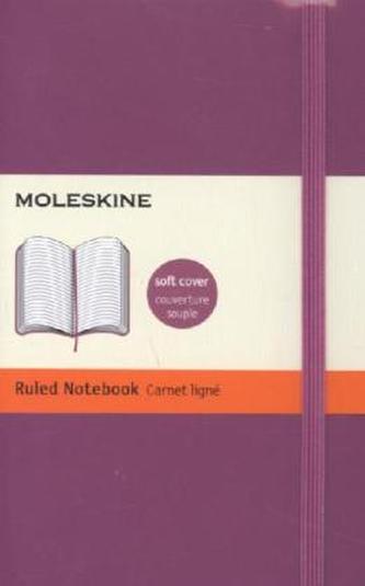 Moleskine Notizbuch, Pocket, A6, liniert, soft cover, pink