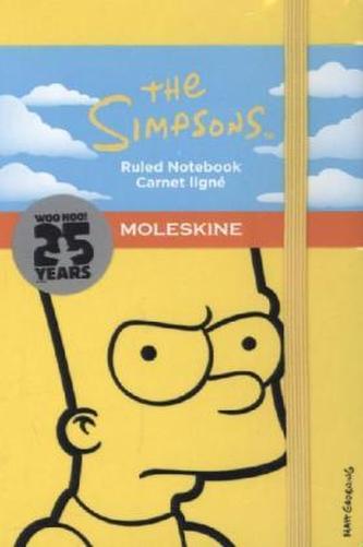 Moleskine Notizbuch, Limited Edition 'The Simpsons', Pocket, A6 liniert, gelb