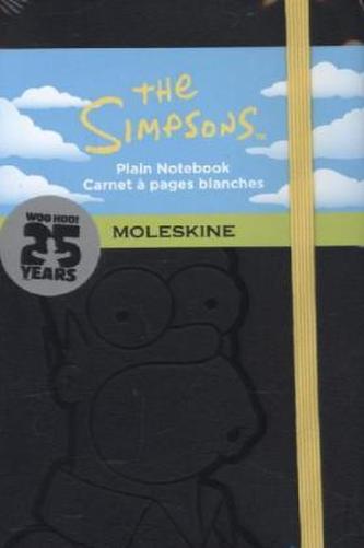 Moleskine Notizbuch, Limited Edition 'The Simpsons', Pocket, A6 blanko, schwarz