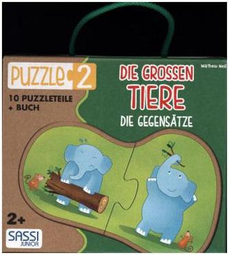 Die Grossen Tiere - Die Gegensatze (Kinderpuzzle) Die Grossen Tiere - Die Gegensatze (Kinderpuzzle)