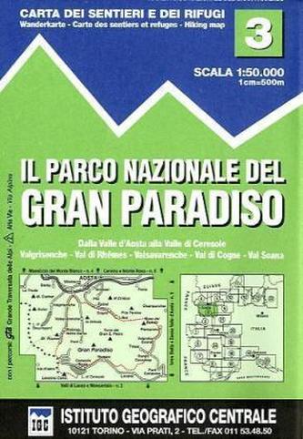 IGC Wanderkarte Il Parco Nazionale de Gran Paradiso