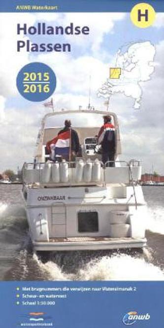 ANWB Waterkaart Hollandse Plassen 2015/2016
