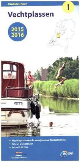 ANWB Waterkaart Vechtplassen 2015/2016