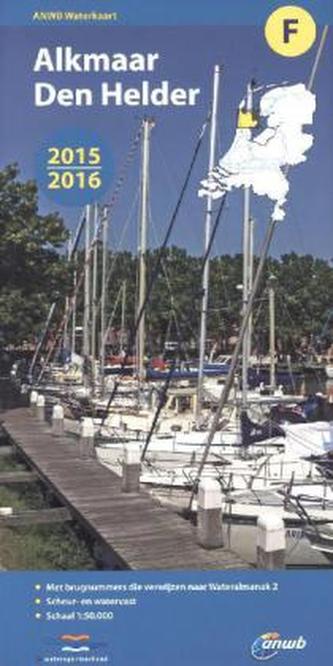 ANWB Waterkaart Alkmaar - Den Helder 2015/2016