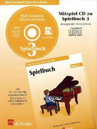 Hal Leonard Klavierschule, Spielbuch, 1 Audio-CD. Tl.3