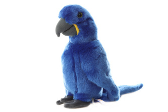 Plyš Papoušek modrý 26 cm