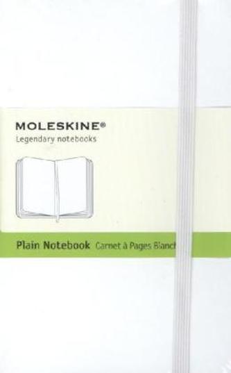Moleskine Notizbuch, Pocket, A6, blanko, weiss