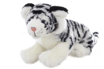 Plyš Tygr bílý 34 cm